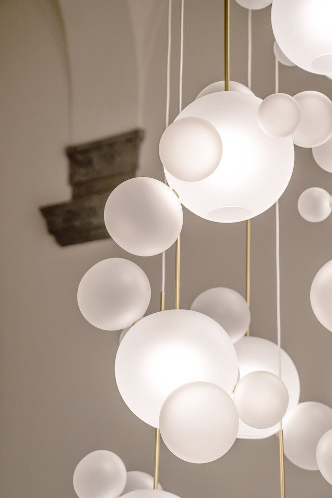Bolle Frosted Chandelier 14 - GIOPATO & COOMBES
