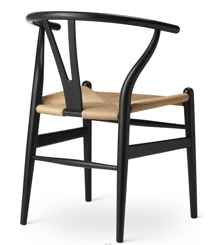 CH24 Wishbone Chair CHS Color Black - CARL HANSEN