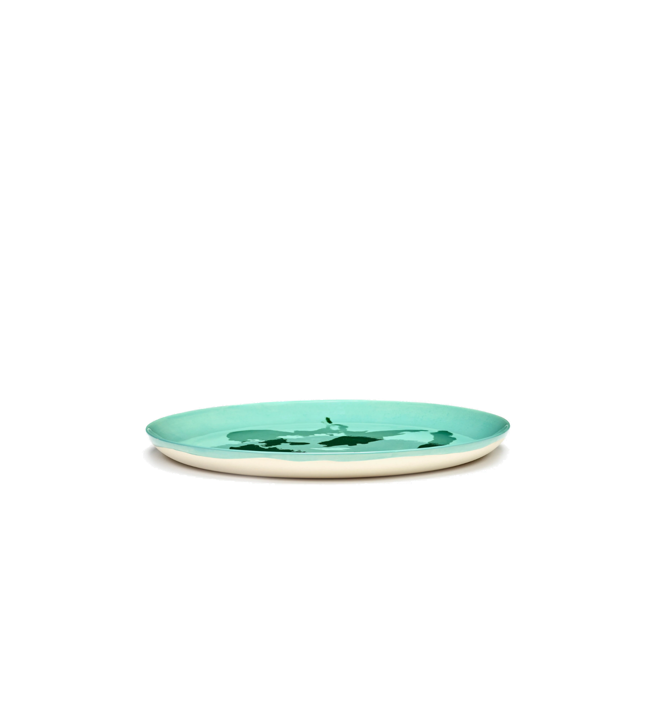 Feast Tableware Dinner plate azure/green pepper - SERAX