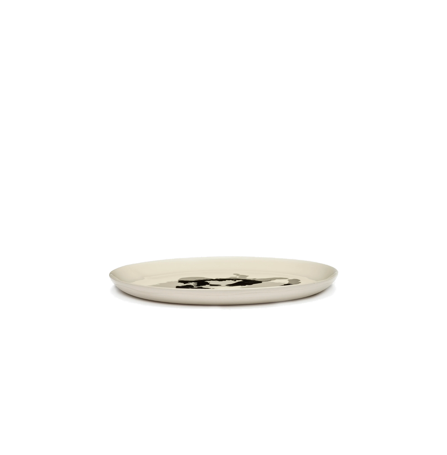 Feast Tableware Dinner plate white/black pepper - SERAX