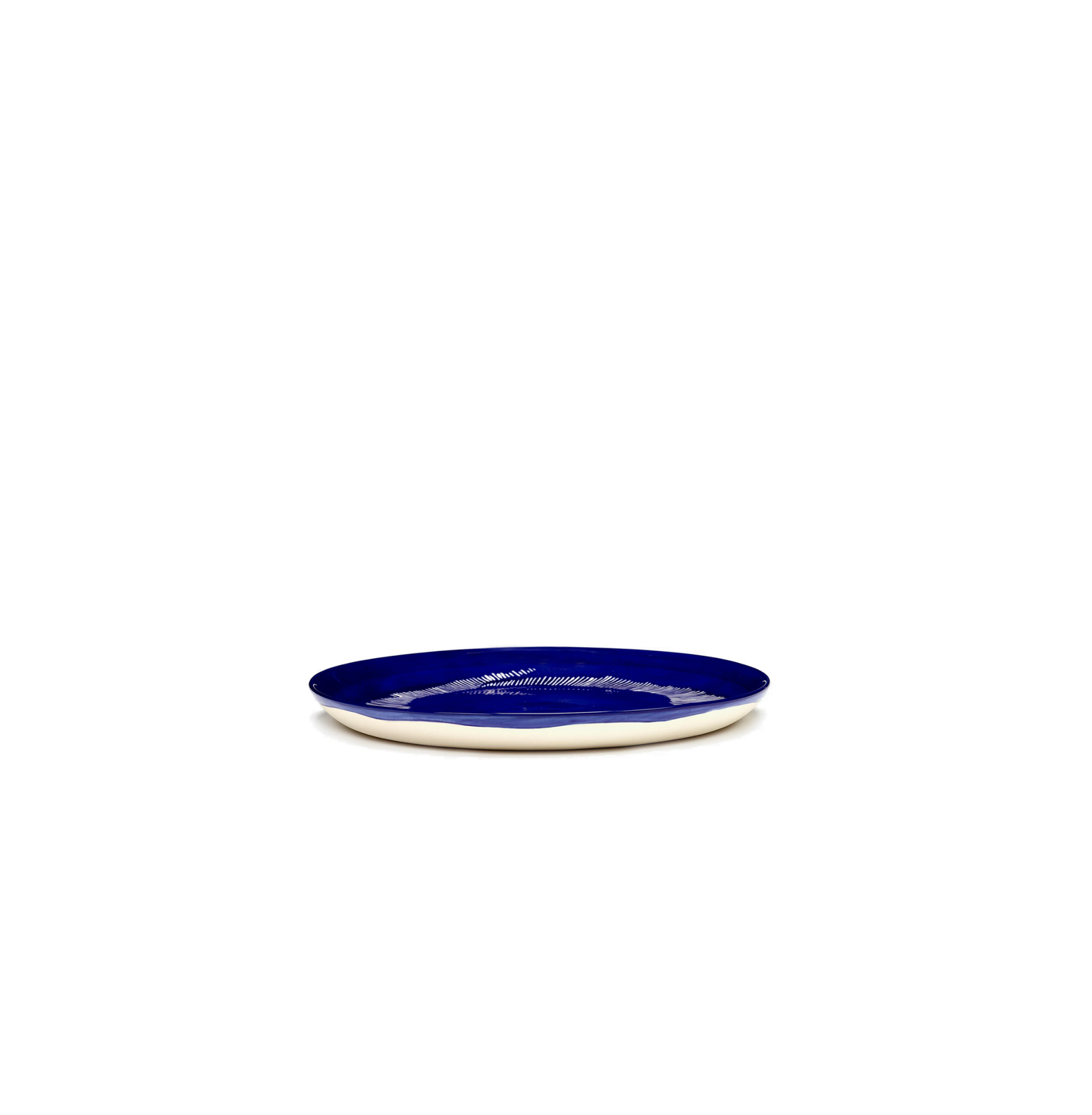 Feast Tableware Starter plate dark blue/white stripes - SERAX
