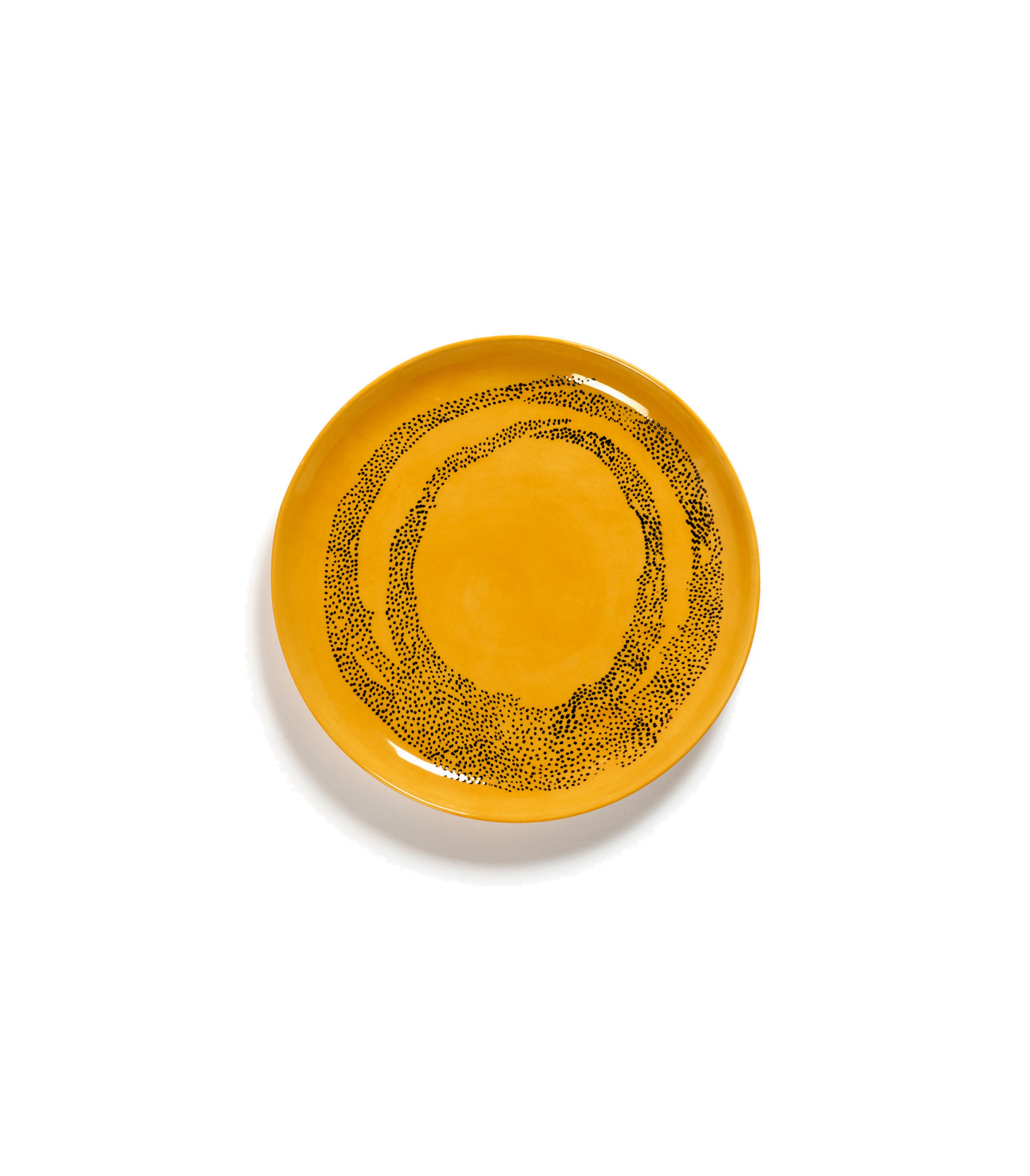 Feast Tableware Starter plate yellow/black dots - SERAX