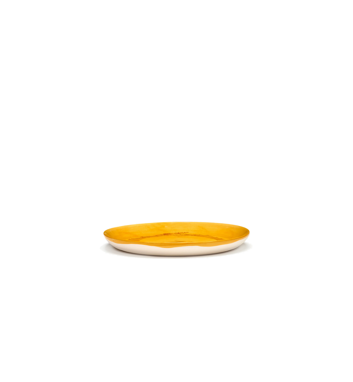 Feast Tableware Breakfast plate yellow/red stripes - SERAX