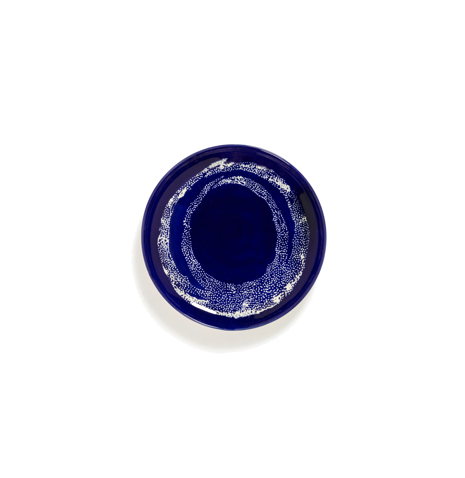 Feast Tableware Breakfast plate dark blue/white dots - SERAX