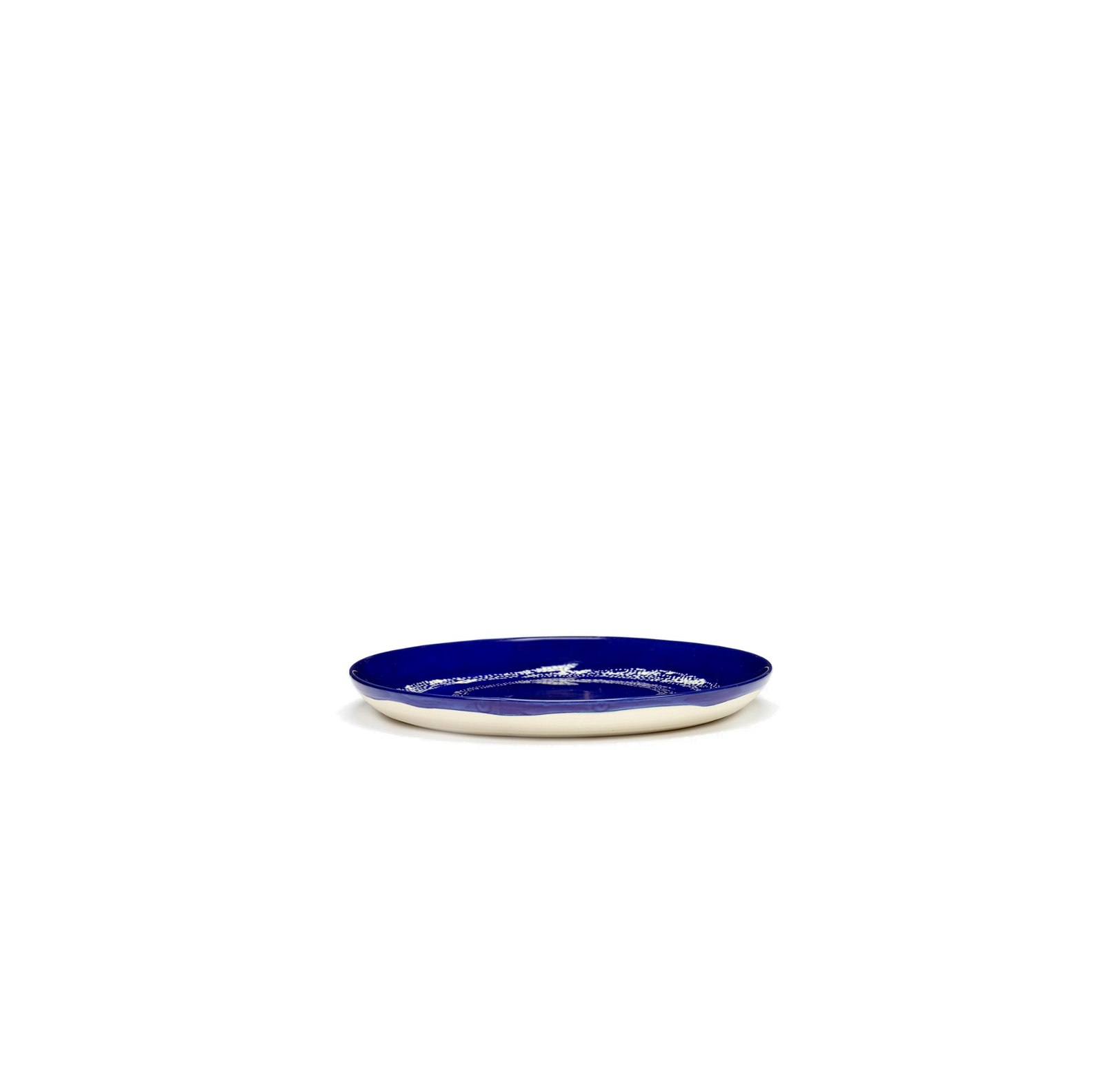 Feast Tableware Breakfast plate dark blue/white dots - SERAX