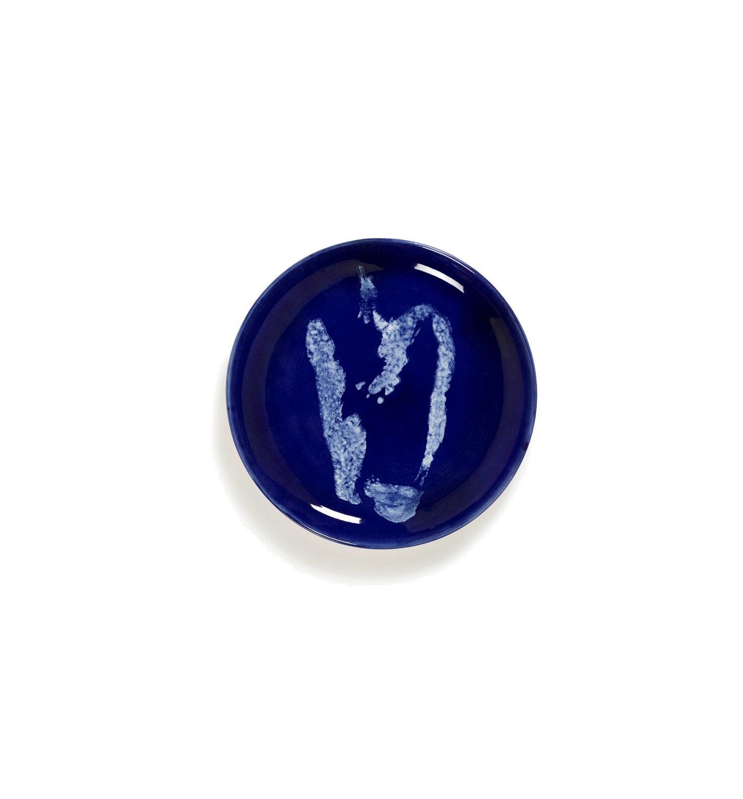 Feast Tableware Breakfast plate darkblue/white pepper - SERAX