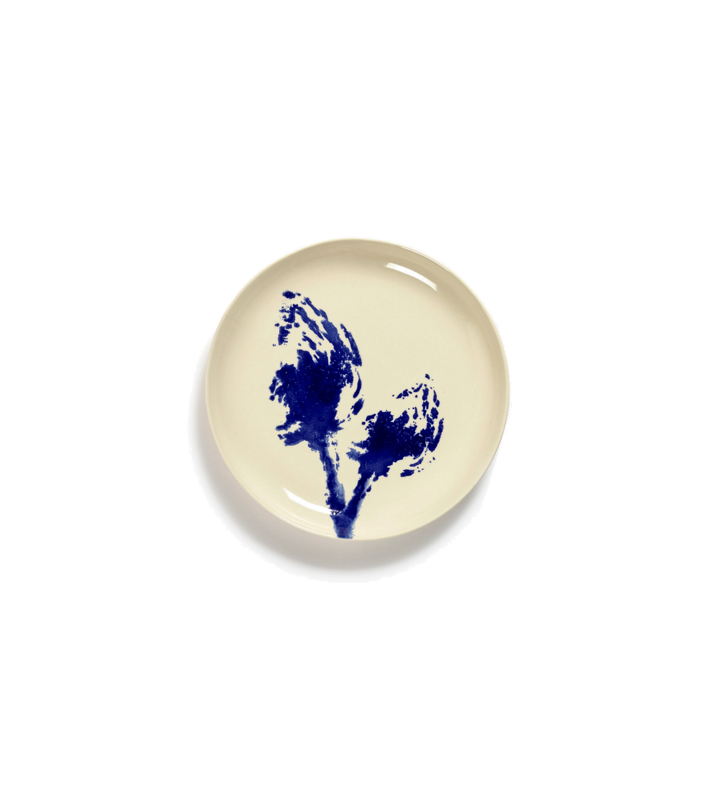 Feast Tableware Breakfast plate off-white/blue artichoke - SERAX