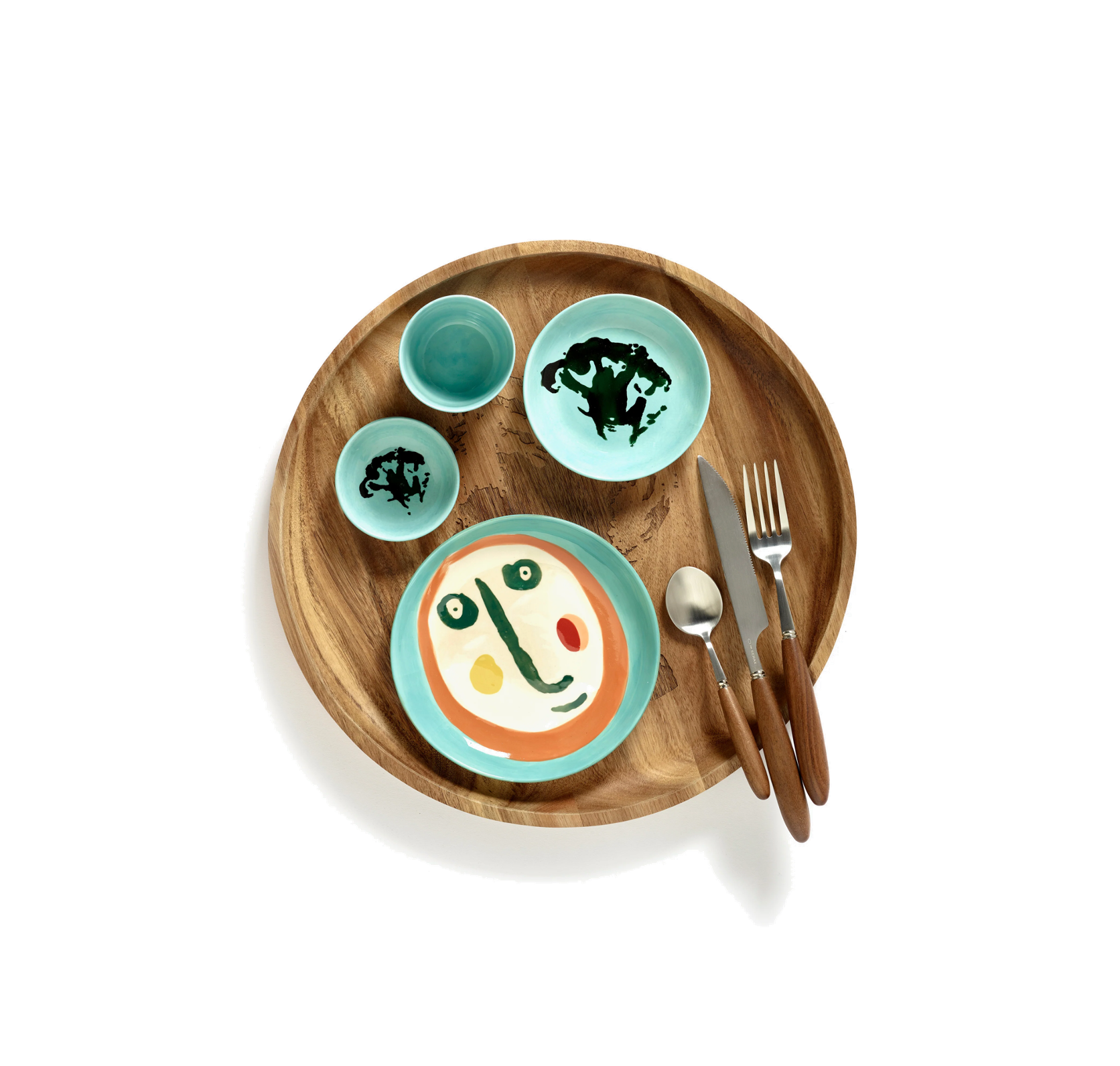 Feast Tableware Dish S azure/green broccoli - SERAX