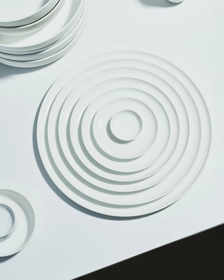 Bread Plate Low White Base - SERAX
