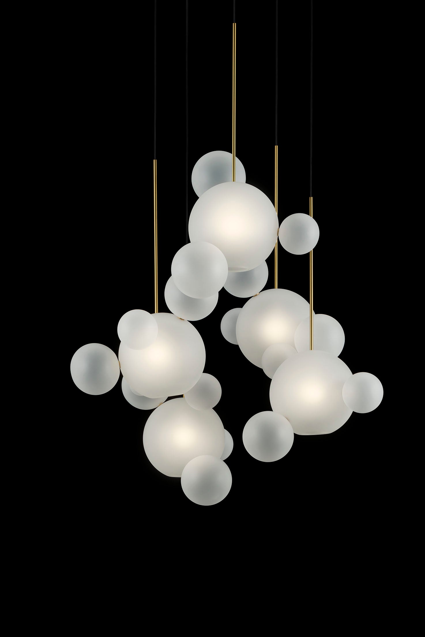 Bolle Frosted Chandelier Circular 24 - GIOPATO & COOMBES