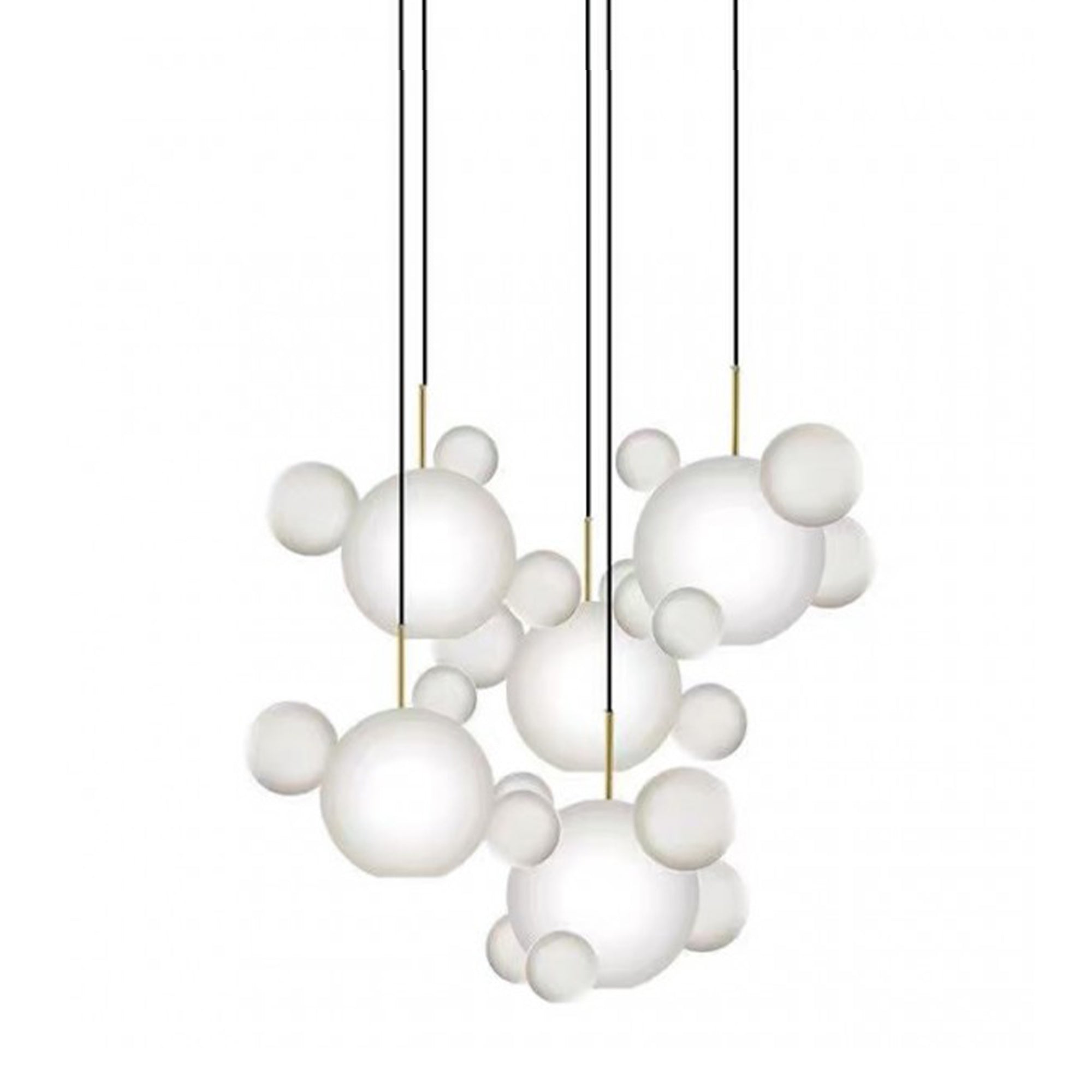 Bolle Frosted Chandelier 14 - GIOPATO & COOMBES