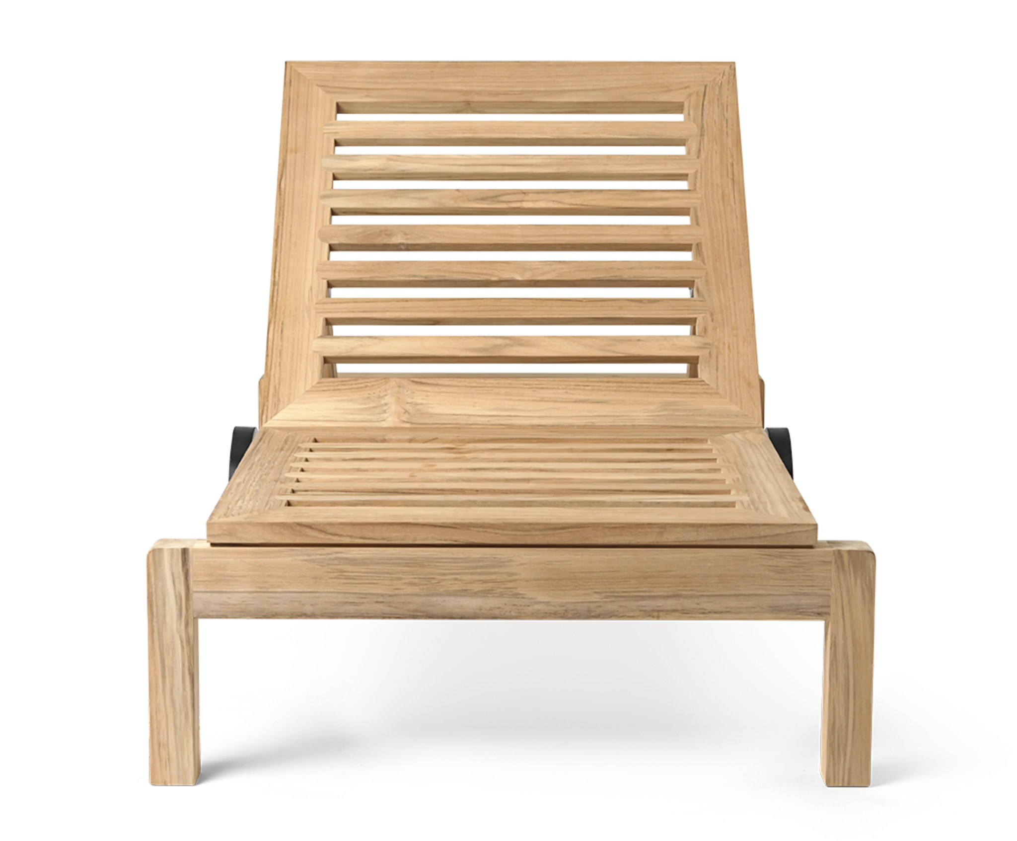 AH604 & AH604F Outdoor Lounger and Footrest - CARL HANSEN