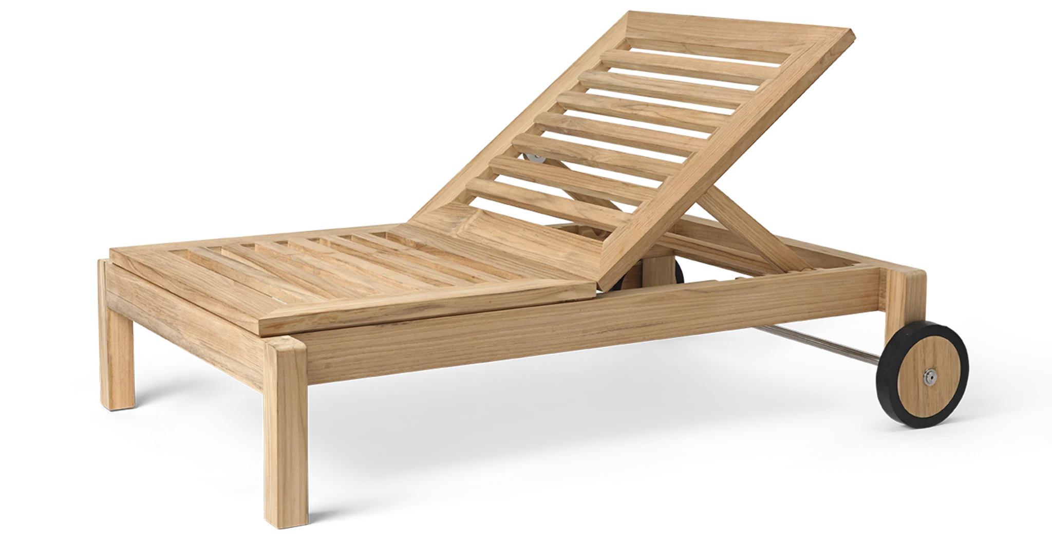 AH604 & AH604F Outdoor Lounger and Footrest - CARL HANSEN