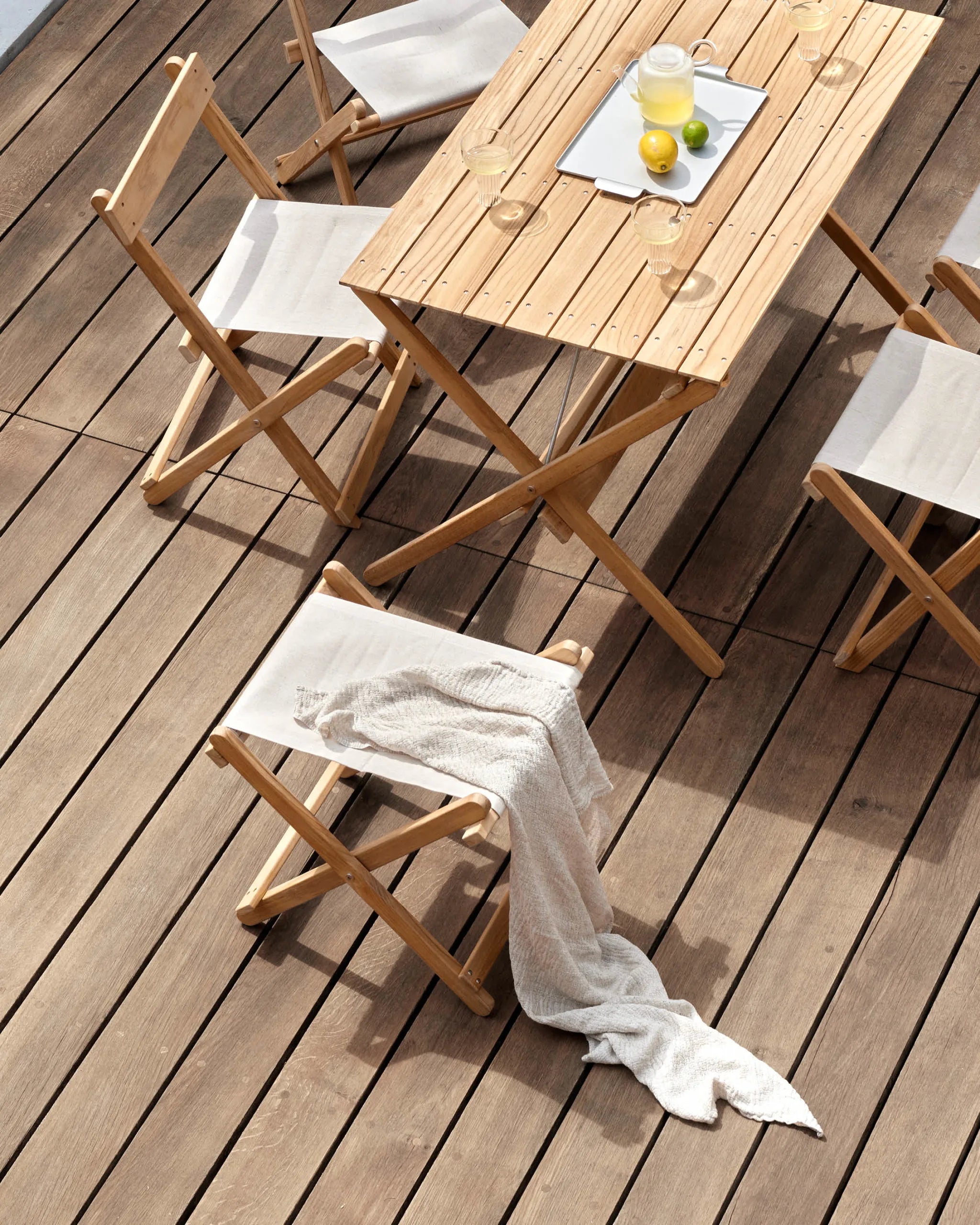 BM5768 Outdoor Deck Chair Footstool - CARL HANSEN