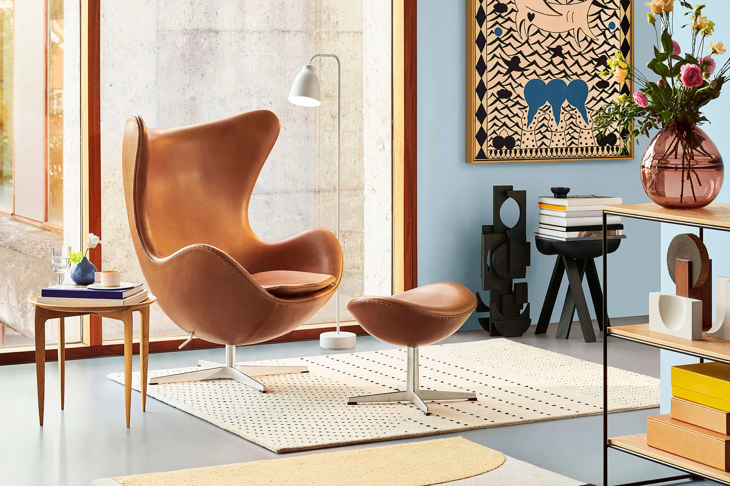 Egg + Ottoman - FRITZ HANSEN