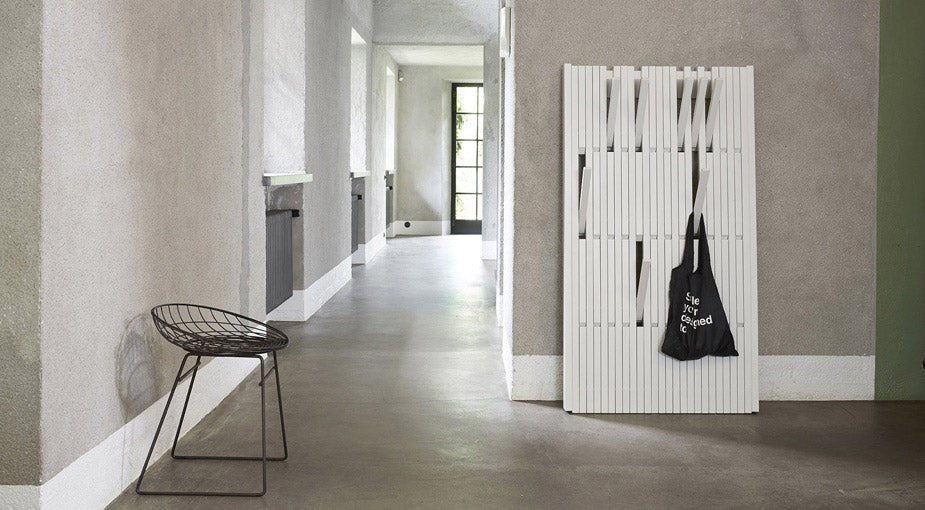 Piano Coat Rack Beech White - PERUSE