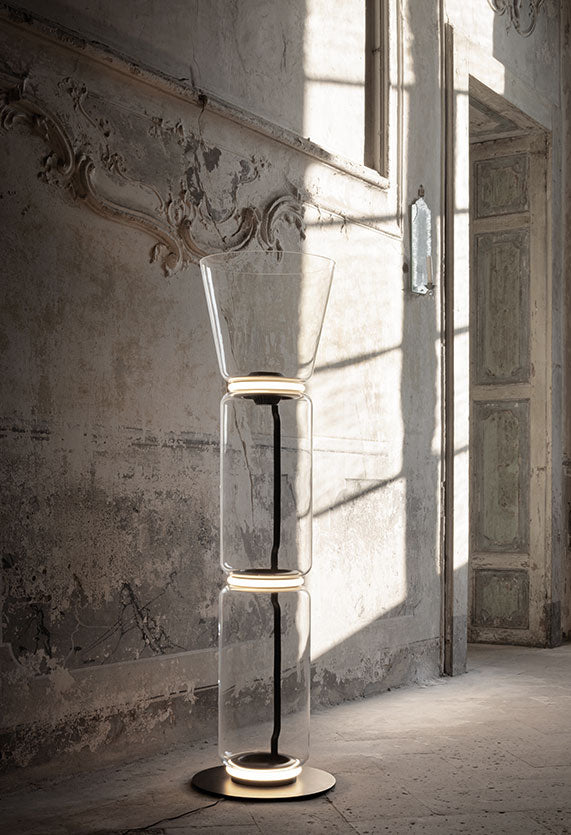 Noctambule Floor 2 High Cylinders Cone Small Base - FLOS